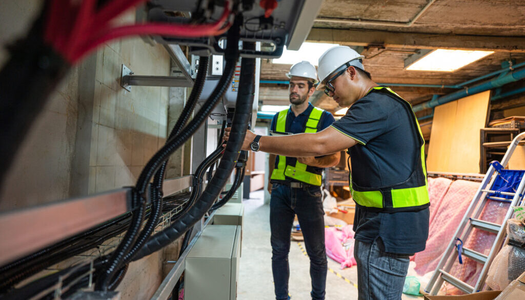 Notstromversorgung mit mobilen Speichersystemen auf der Baustelle