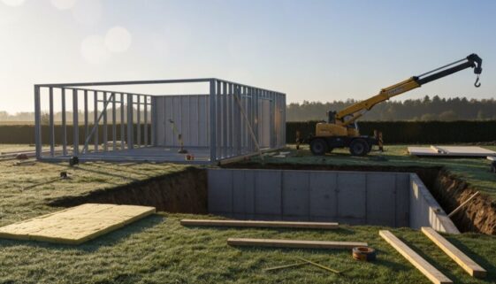 ein Fertighaus mit Keller bauen