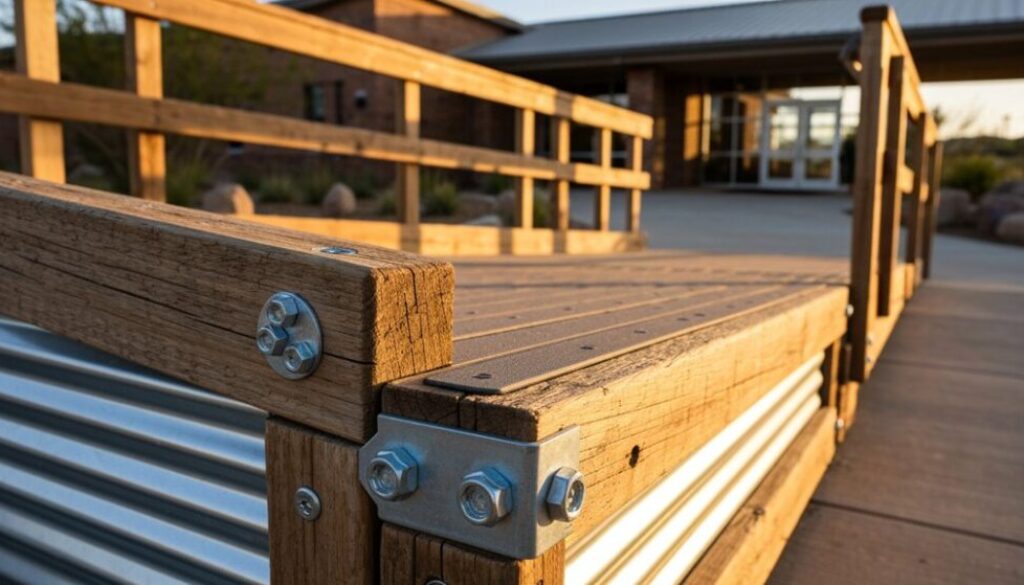 recycelte modulare Rollstuhlrampen