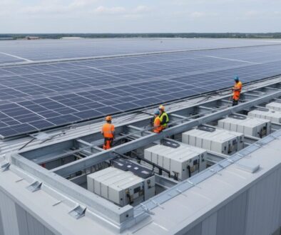 Energiespeichersysteme auf Gewerbedächern