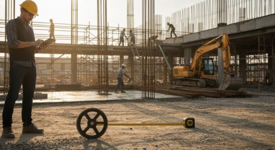 Produktivitätsbewertung auf der Baustelle