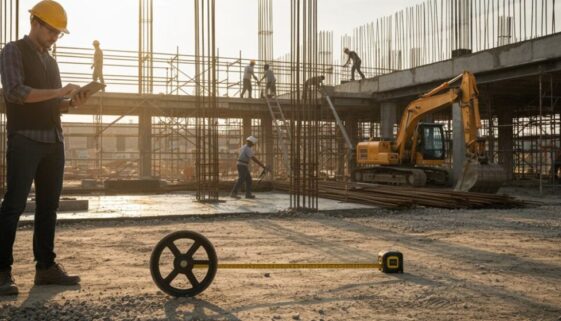Produktivitätsbewertung auf der Baustelle