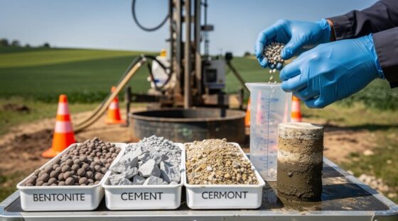 Materialien für sicheres Brunnenversiegeln