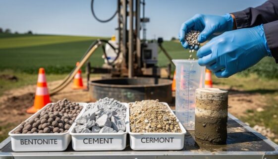 Materialien für sicheres Brunnenversiegeln