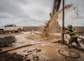 Risiken des artesischen Grundwasserbohrens