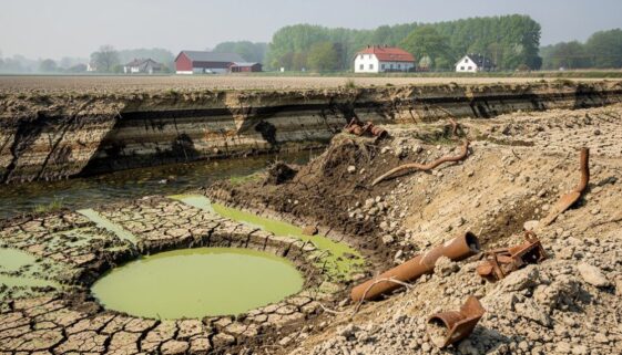 unterirdische Bohrwassergefahren